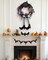 24 Inch Halloween Witch Wreath for Front Door – Witch Hat & Legs Halloween Door Wreath with Pumpkins and Bows, Indoor Outdoor Halloween Decorations for Porch, Window, Wall & Mantel